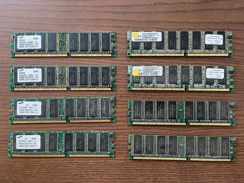 3GB DDR1 400Mhz ram, Gebruikt, Ophalen of Verzenden, DDR, Desktop
