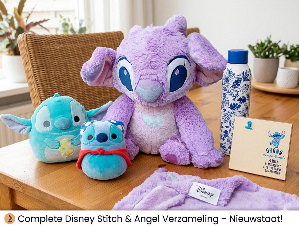 Unieke Disney Stitch & Angel Collectie – Nieuwstaat!, Verzamelen, Ophalen, Overige figuren, Nieuw, Knuffel