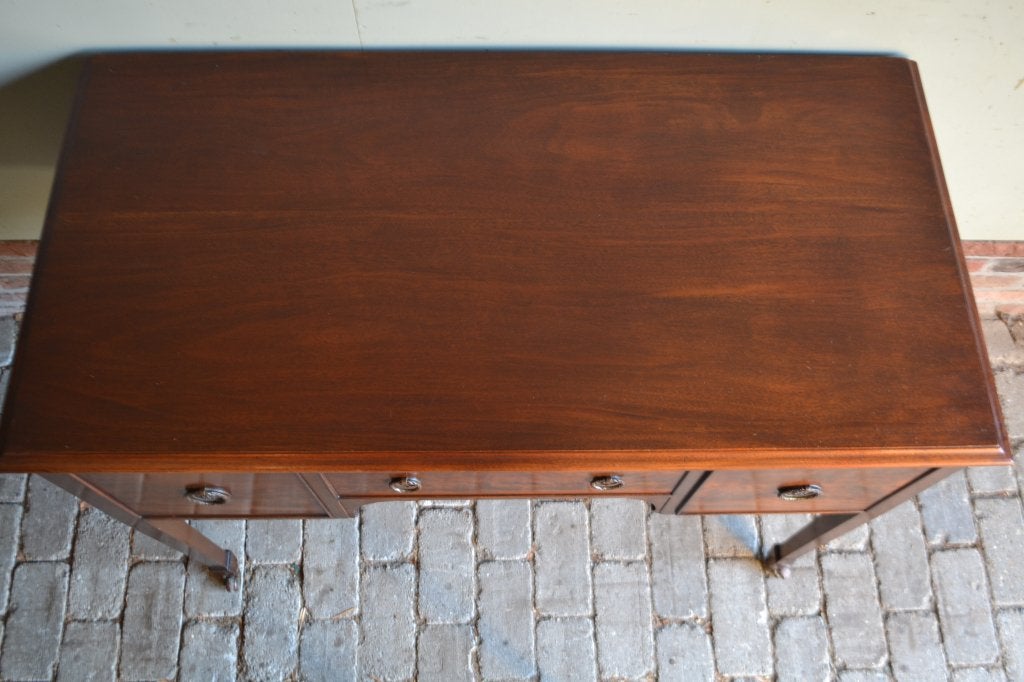 Prachtige antieke mahonie houten schrijftafel, bureau, buro, Verzenden