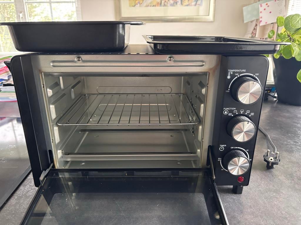 Mestic MHO-120 Hete Lucht Oven - Compact en Krachtig, Ophalen, Minder dan 45 cm, Oven, Hete lucht