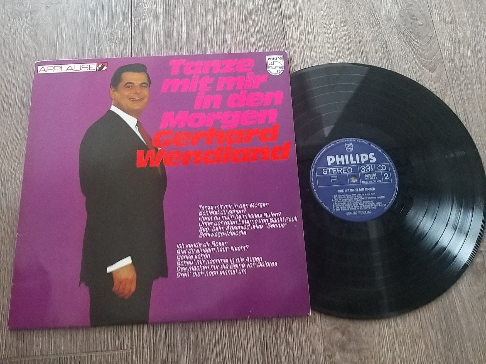 Vinyl LP  - Gerhard Wendland: "Tanze mit mir in den Morgen", Ophalen, LP