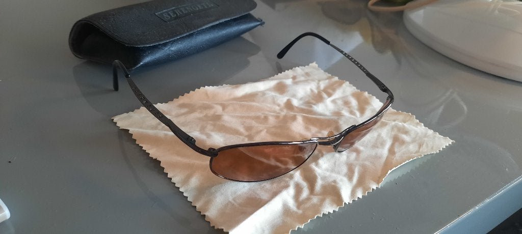 Zeldzame vintage Serengeti 6732, Overige merken, Zonnebril, Zwart, Ophalen of Verzenden