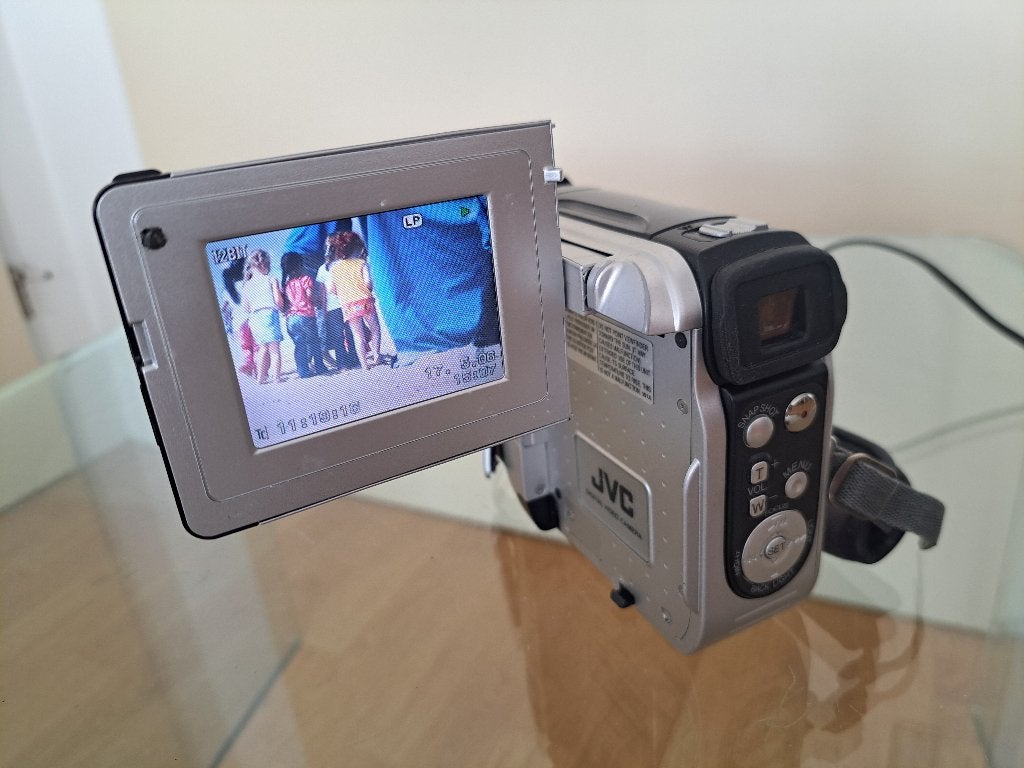 JVC Digital Video Camera GR-DX37E Mini DV Camcorder, Mini dv, Gebruikt, JVC, Ingebouwde lamp