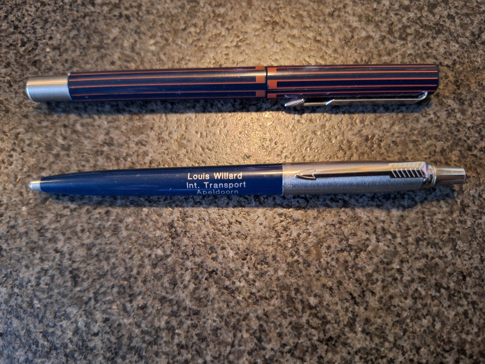 Vintage Parkerpennen., Verzamelen, Gebruikt, Parker, Ophalen of Verzenden, Met reclame