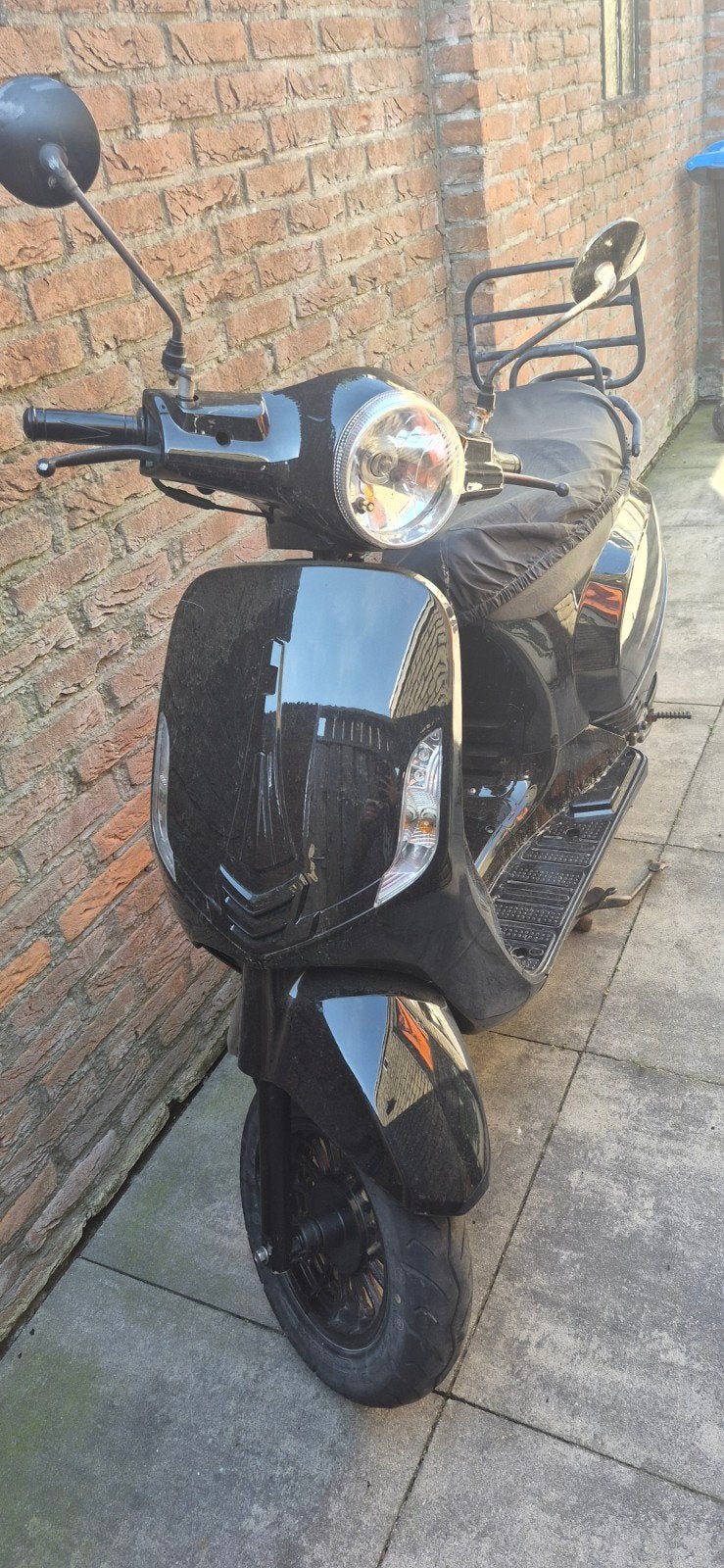 La Souris scooter blauw kenteken, Fietsen en Brommers, Snorfietsen en Snorscooters, Ophalen, Gebruikt, Benzine, Overige merken