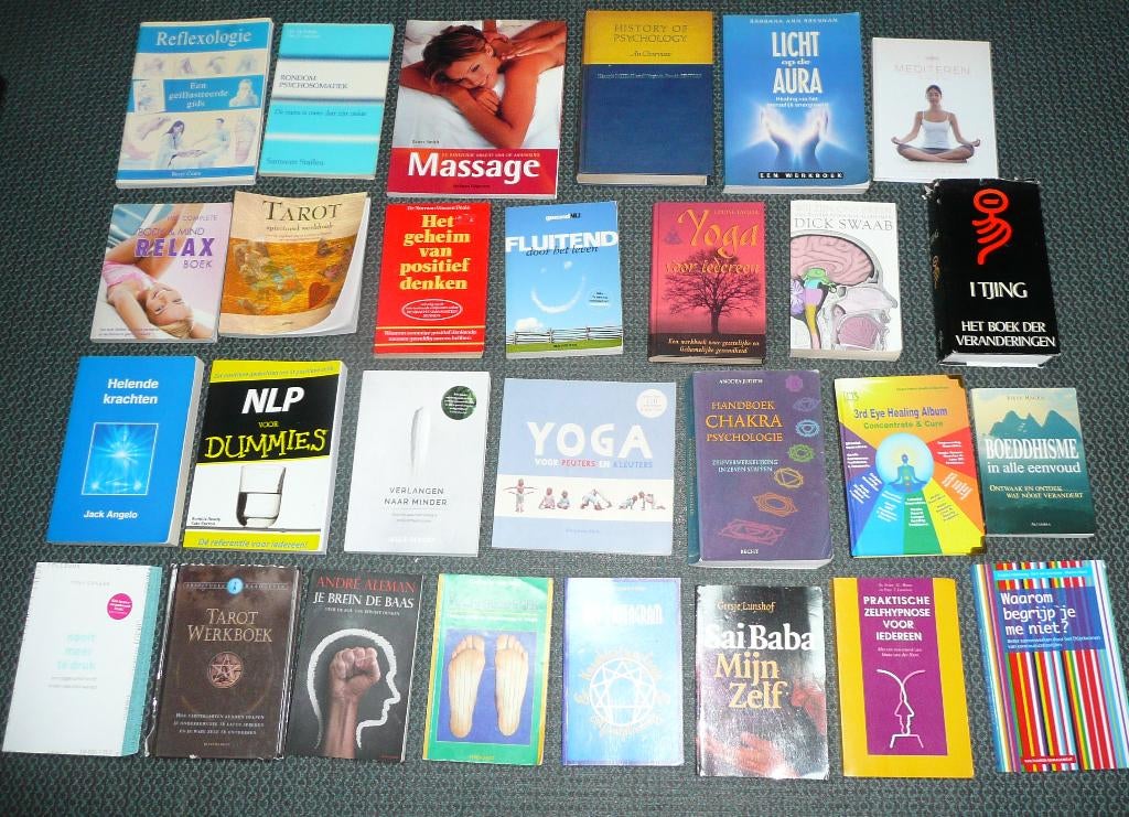 126 X Esoterie & psychologie & 6 x kaarten ZIE OMSCHRIJVING, Ophalen of Verzenden, Zo goed als nieuw, Overige onderwerpen, Achtergrond en Informatie