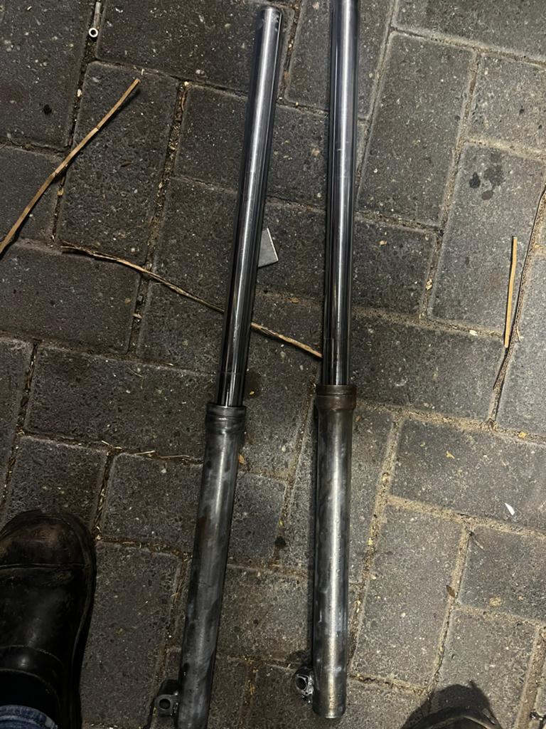 Yamaha dt50 dt50mx veerpoten, Fietsen en Brommers, Ophalen of Verzenden, Yamaha