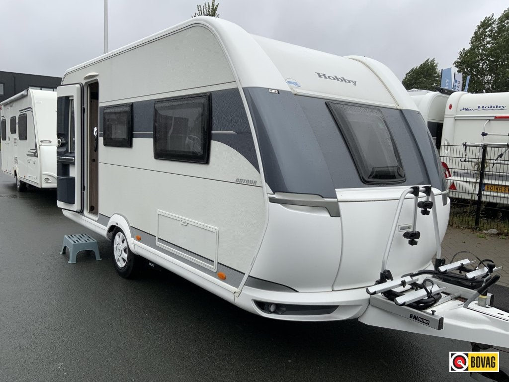 Hobby On Tour 460 DL, Caravans en Kamperen, Schokbreker, Standaardzit, Hobby, Bedrijf