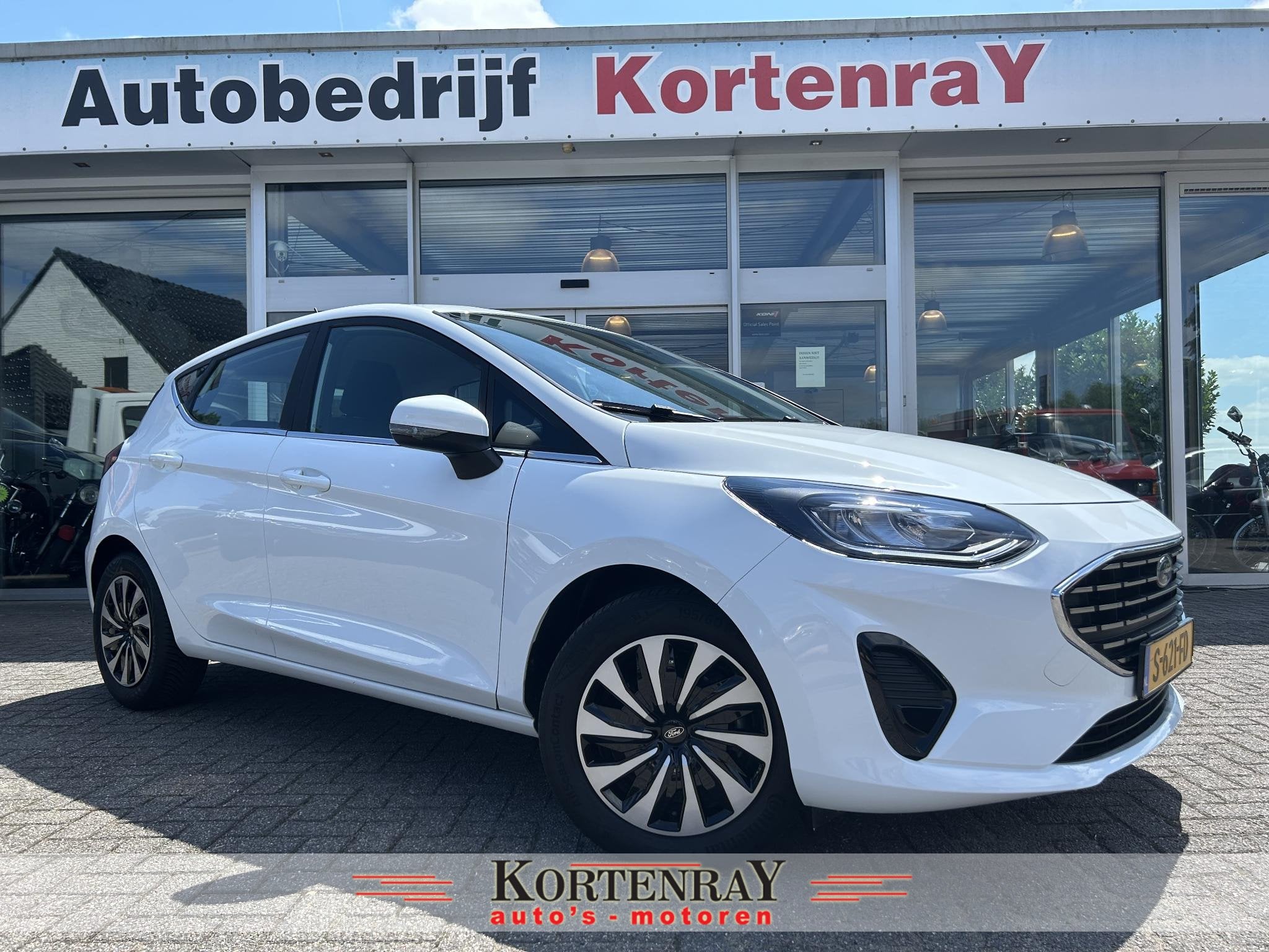 Ford Fiesta 1.0 EcoBoost Hybrid Titanium /cruise control/air, Auto's, Voorwielaandrijving, Dealer onderhouden, Gebruikt, Euro 6