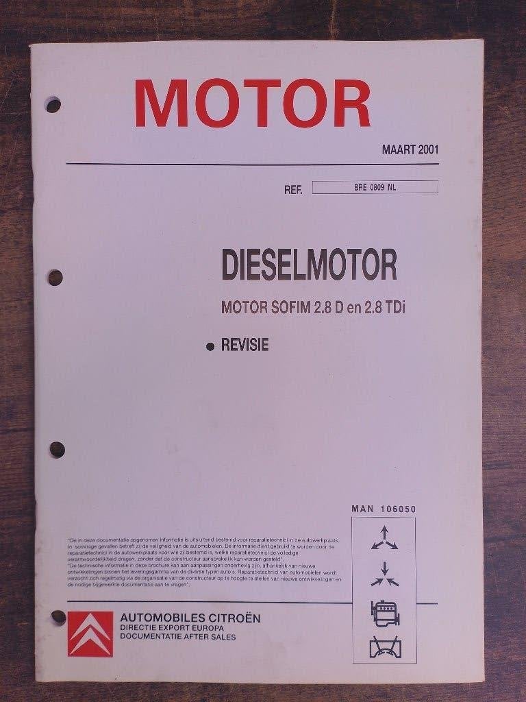 Citroen  dealer werkplaatsboek 2.8 HDi dieselmotor revisie, Ophalen of Verzenden, Gelezen, Citroën