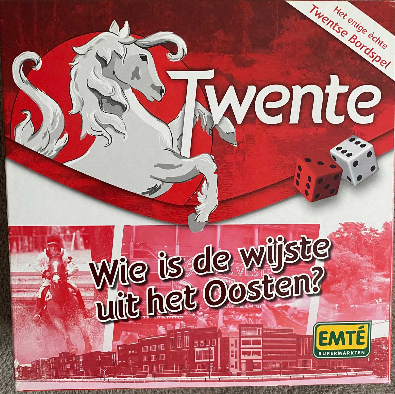 Twente bordspel Wie is de wijste uit het Oosten, Drie of vier spelers, Ophalen, Nieuw