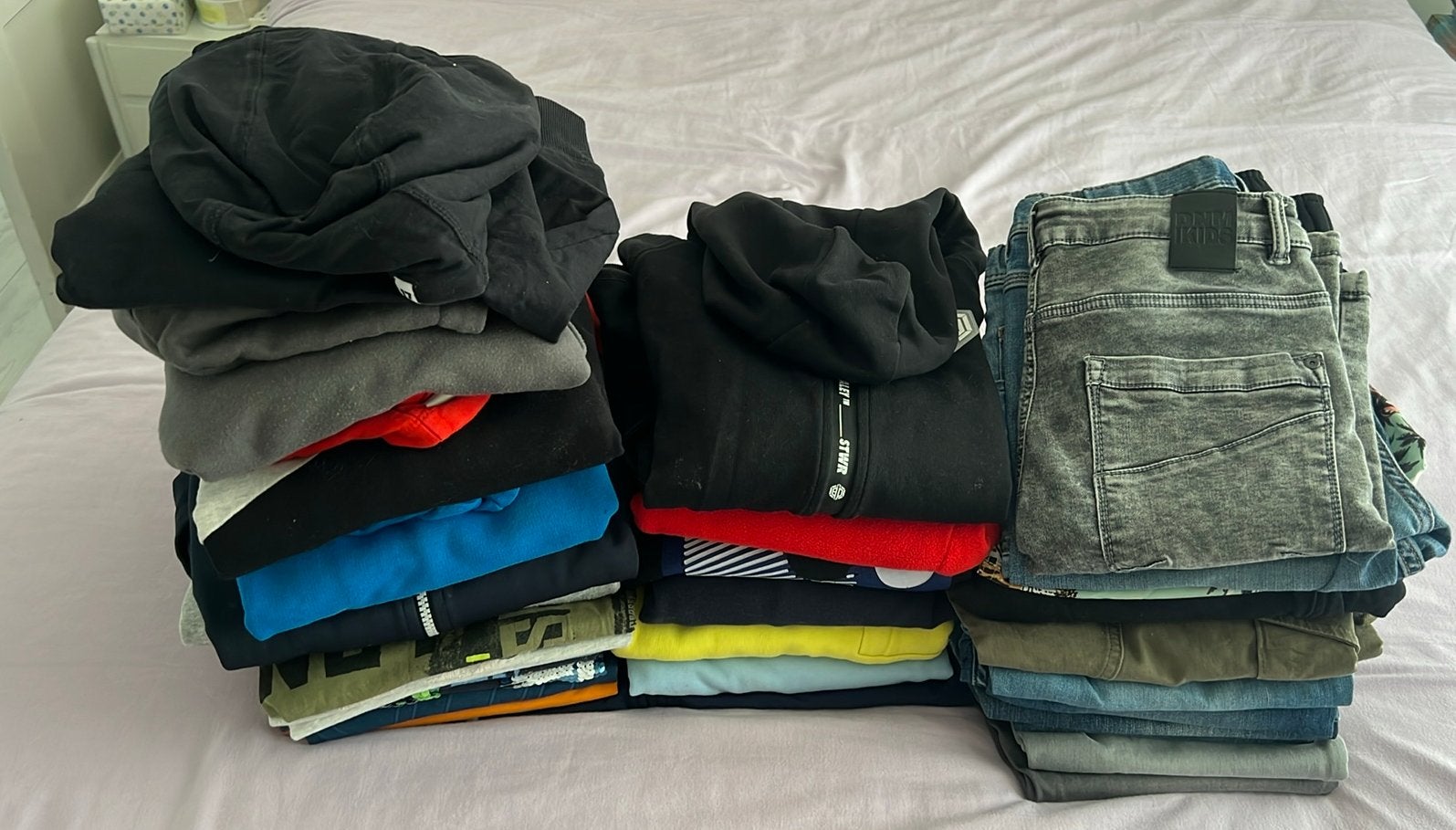 Pakket 158/164, Ophalen of Verzenden, Zo goed als nieuw, Jongen, Broek