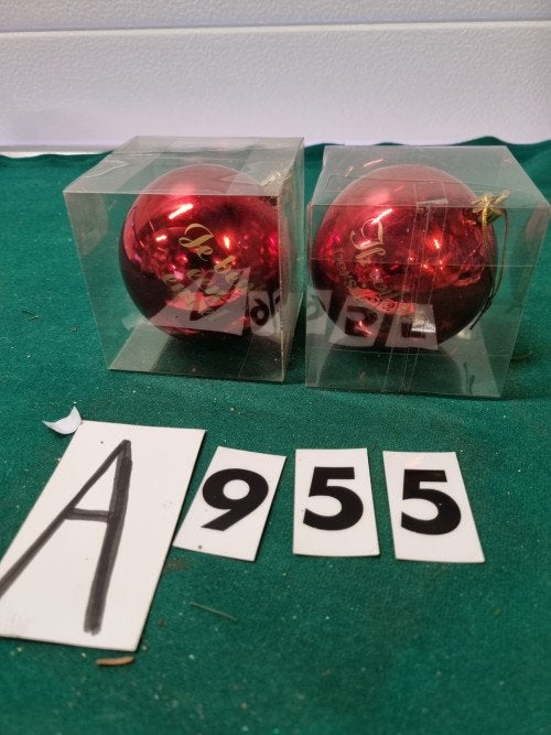 kerstballen met opschrift engel/ versieren [a955], Ophalen of Verzenden