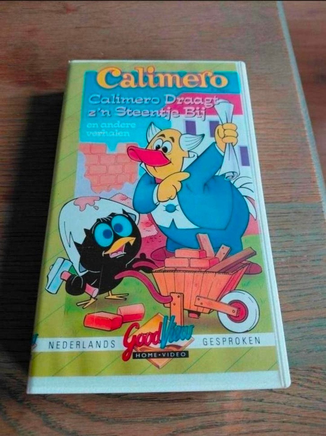 Calimero draagt z'n steentje bij videoband., Cd's en Dvd's, VHS | Kinderen en Jeugd, Alle leeftijden, Ophalen of Verzenden, Gebruikt