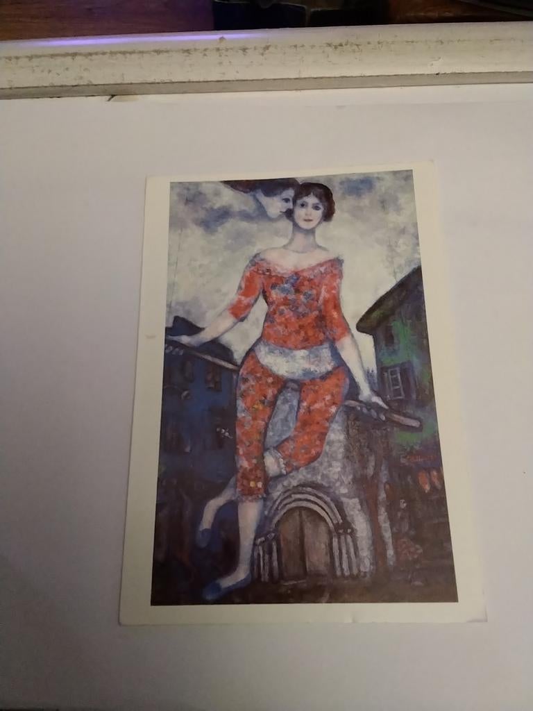 MARC CHAGALL.  DIE AKROBATIN. 1930, Ophalen of Verzenden, 1920 tot 1940