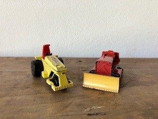 Matchbox Lesney vintage tractor & rod roller jaren '60 - '70, Verzenden, Gebruikt, Tractor of Landbouw