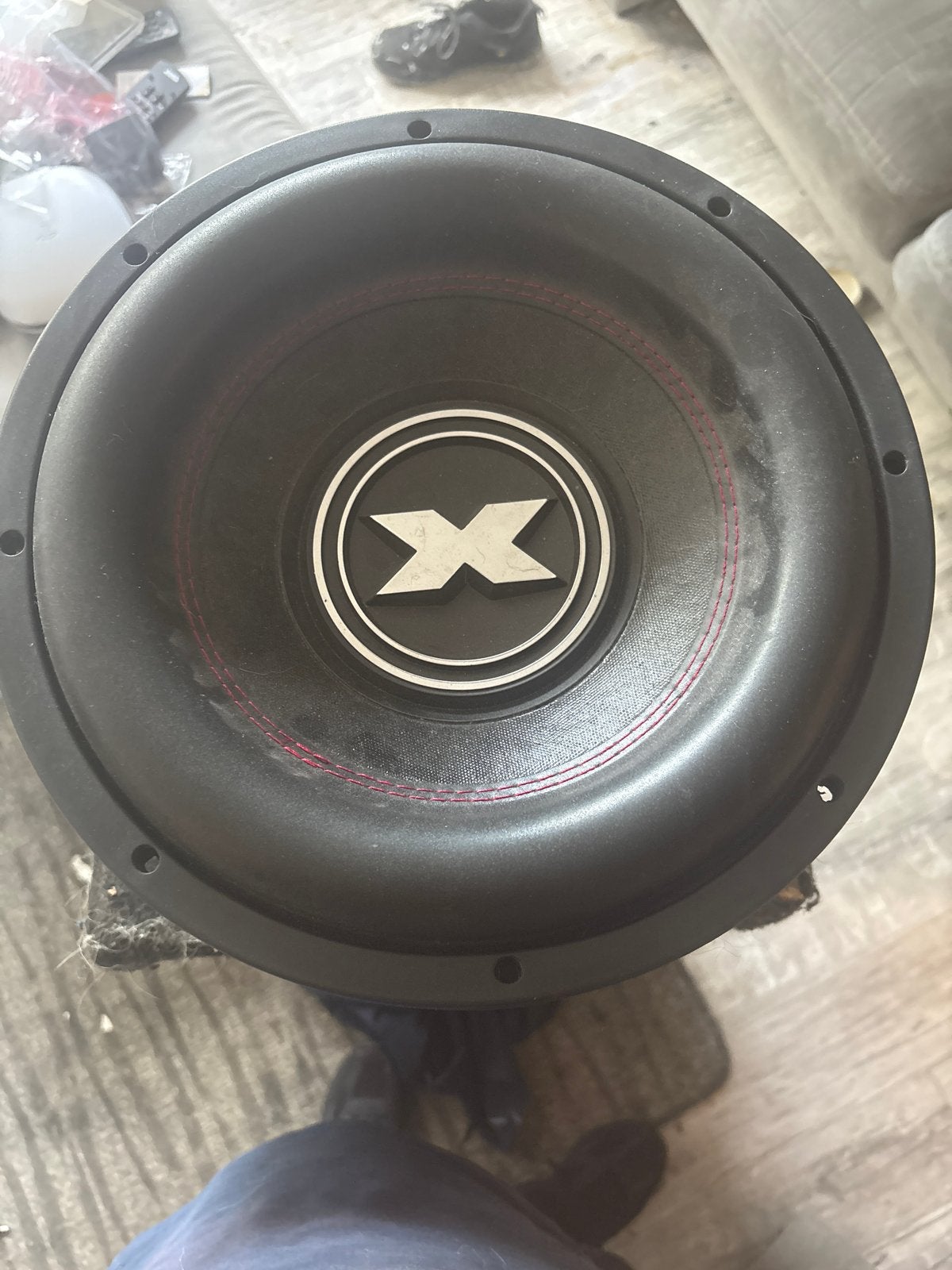 Excursion SXT 12 Subwoofer met Kist - 900W RMS 2500w piek, Auto diversen, Ophalen, Gebruikt