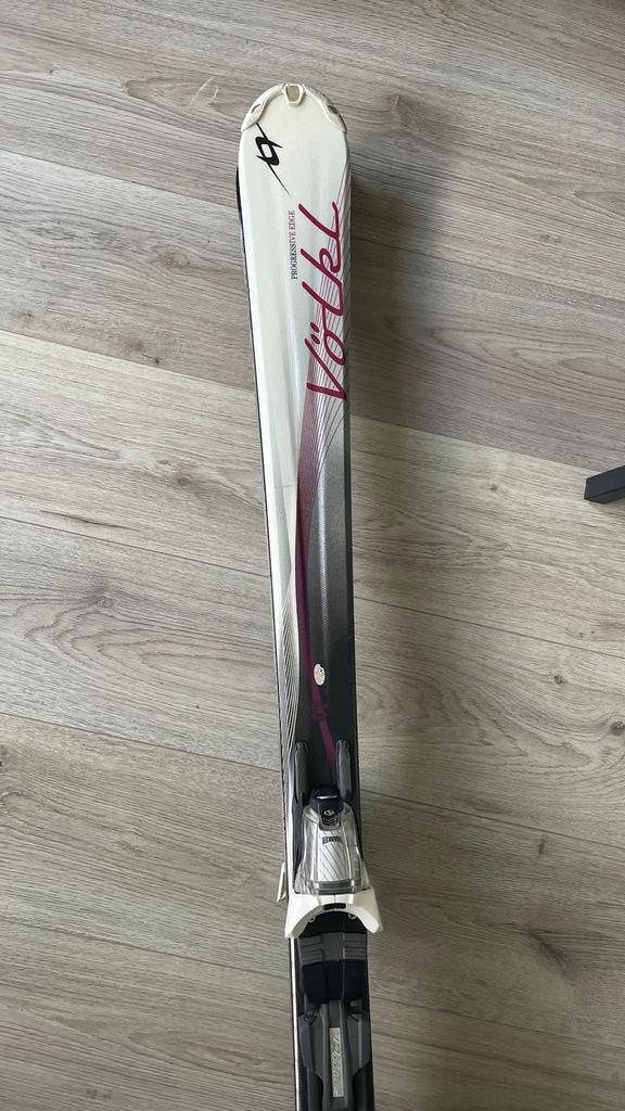 Völkl Progressor Ski's met Marker bindingen, Sport en Fitness, Overige merken, 140 tot 160 cm, Ophalen of Verzenden, Zo goed als nieuw