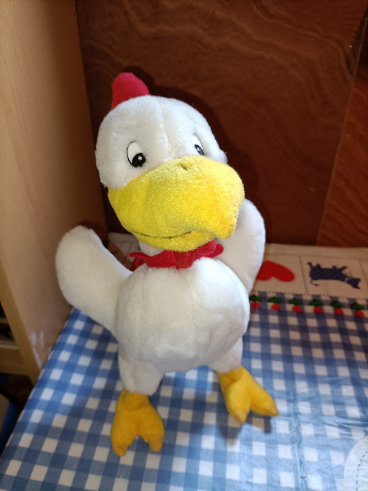 Kip knuffel / haan knuffel 27 cm groot, Ophalen of Verzenden, Zo goed als nieuw, Overige typen