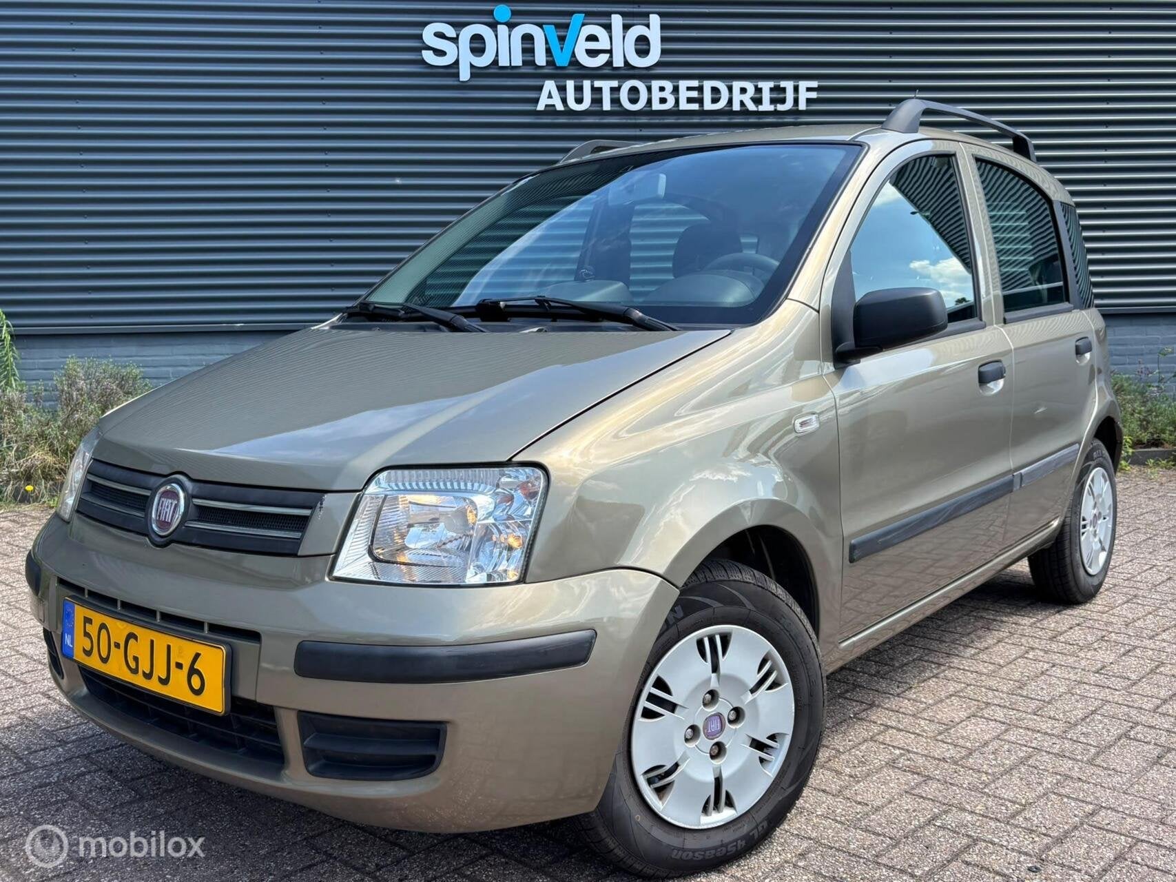 Fiat Panda 1.2 Dynamic - Nap - Airco - Bluetooth -, Voorwielaandrijving, Elektrische ramen, Gebruikt, Beige