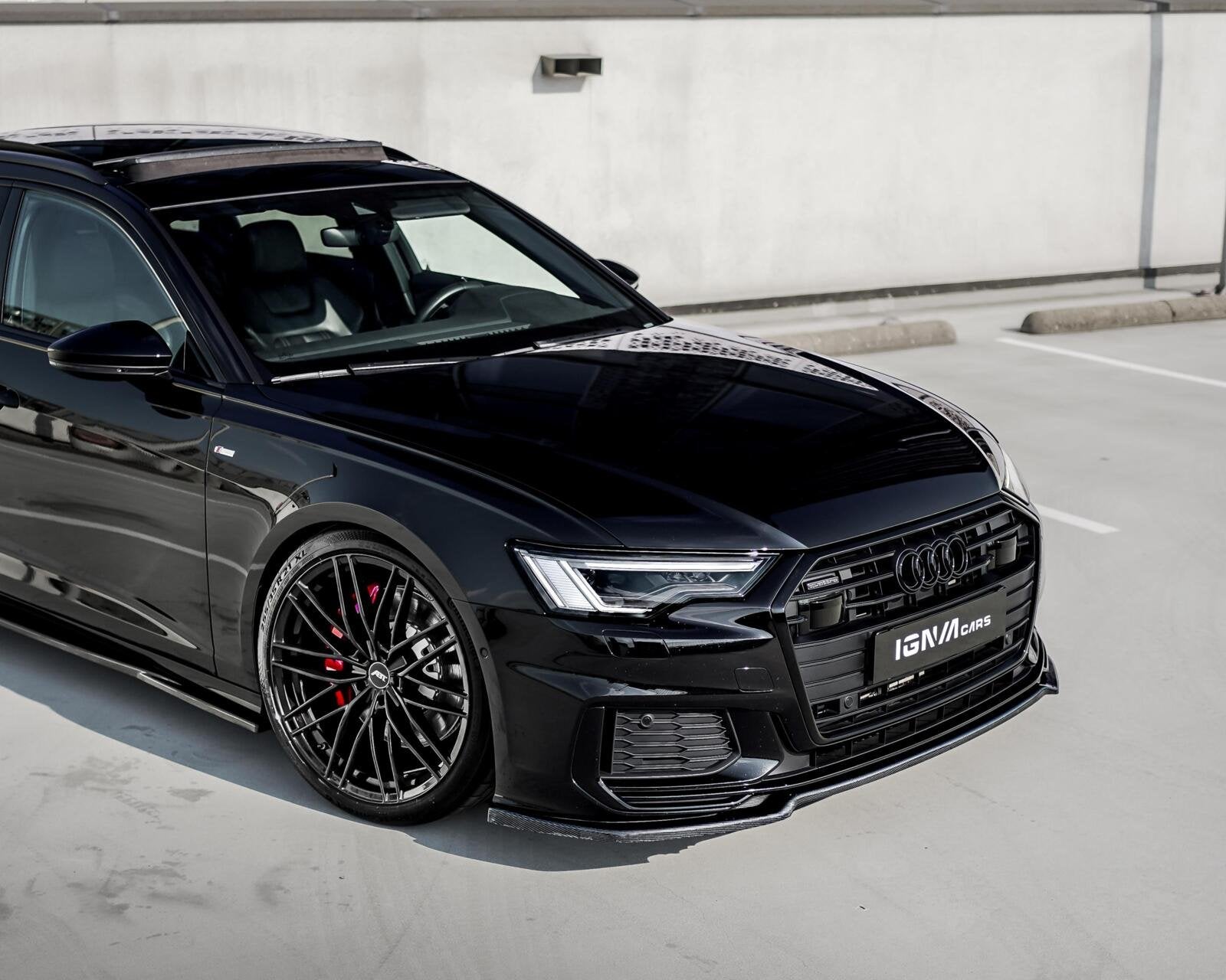 Audi A6 55 TFSIe ABT | PANO | ABT 425PK | 21" ABT | BODYKIT, Auto's, Automaat, Euro 6, 4 cilinders, Zwart