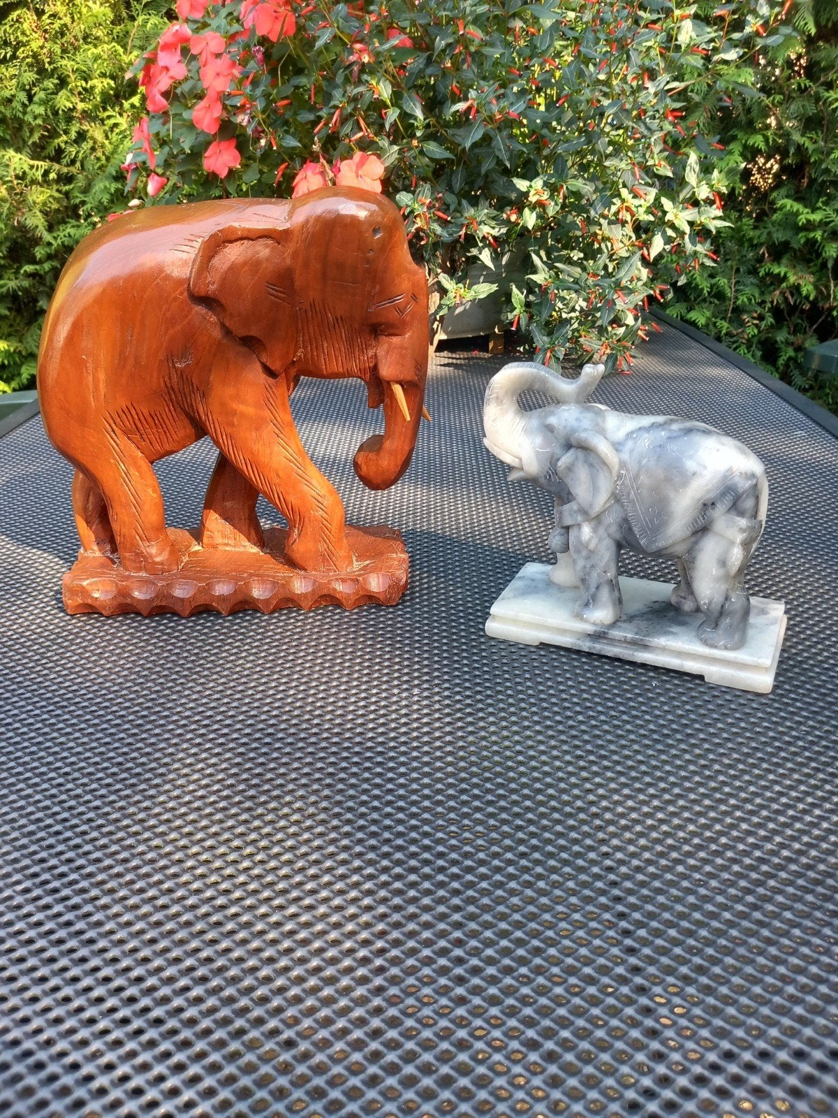 Grote teak houten olifant, Ophalen of Verzenden, Zo goed als nieuw, Dier
