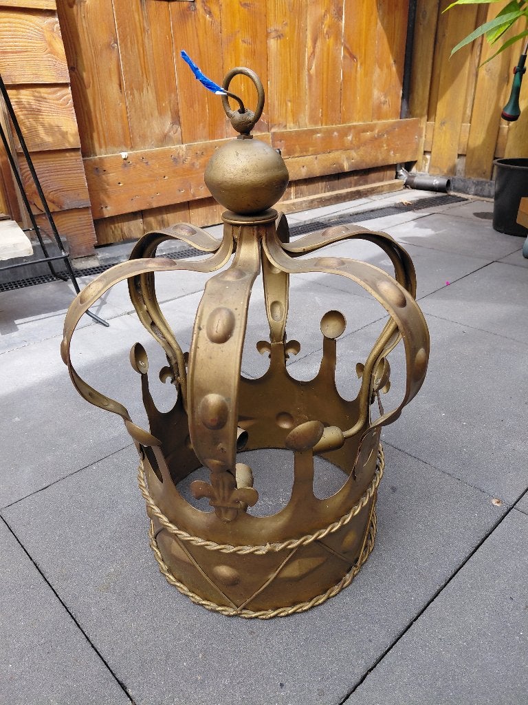 KROONLAMP + KROON WANDLAMPJES, Huis en Inrichting, Ophalen, Gebruikt, Metaal