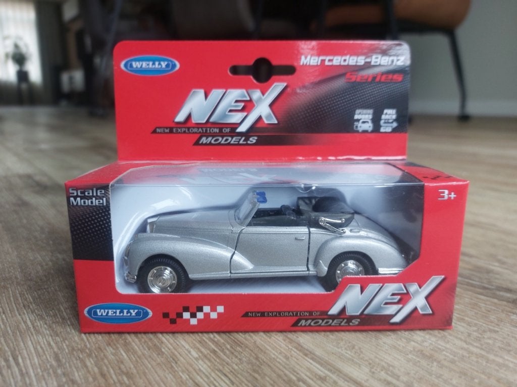 Mercedes-Benz 300S Convertible 1955 Welly NEX 1:43 OVP Nieuw, Ophalen of Verzenden, Nieuw, Auto, Overige merken