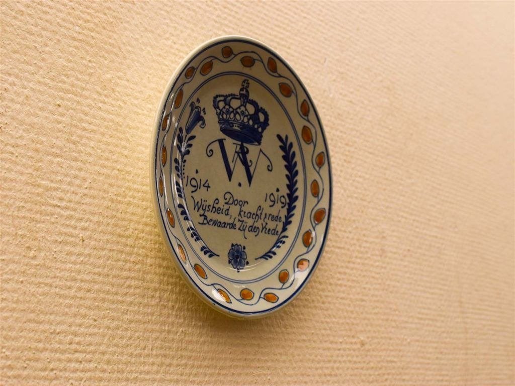Porseleinen wandbord 51652, Ophalen of Verzenden, Gebruikt