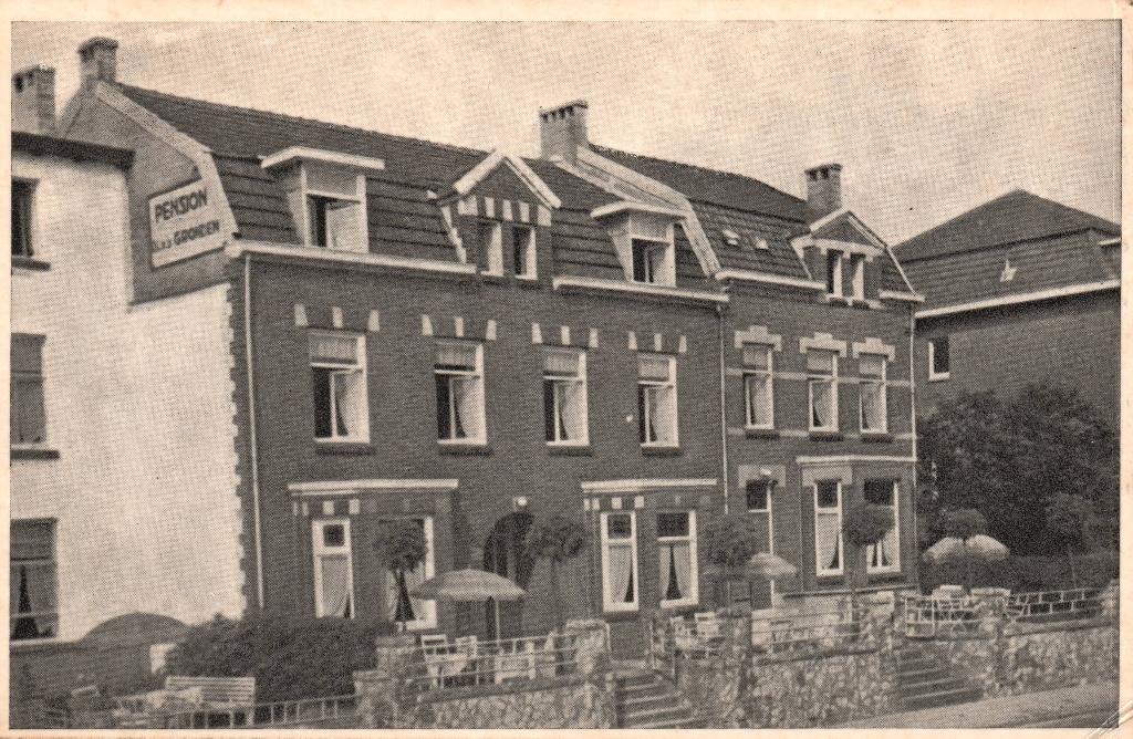 Valkenburg, Pension vd Gronden (1958) 131197, Verzamelen, Ophalen of Verzenden, 1940 tot 1960, Gelopen, Limburg