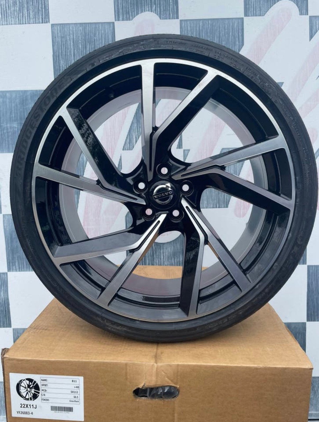 20 inch volvo V60 velgen 5x108 + nieuwe bridgestone banden