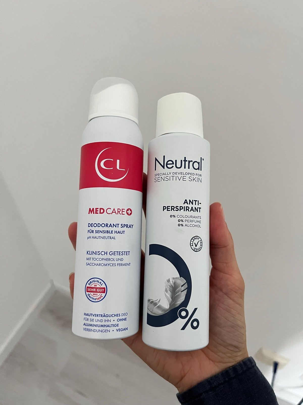 CL Med Care & Neutral Anti-Transpirant Deodorant Spray, Ophalen of Verzenden, Nieuw, Deodorant of Bodyspray