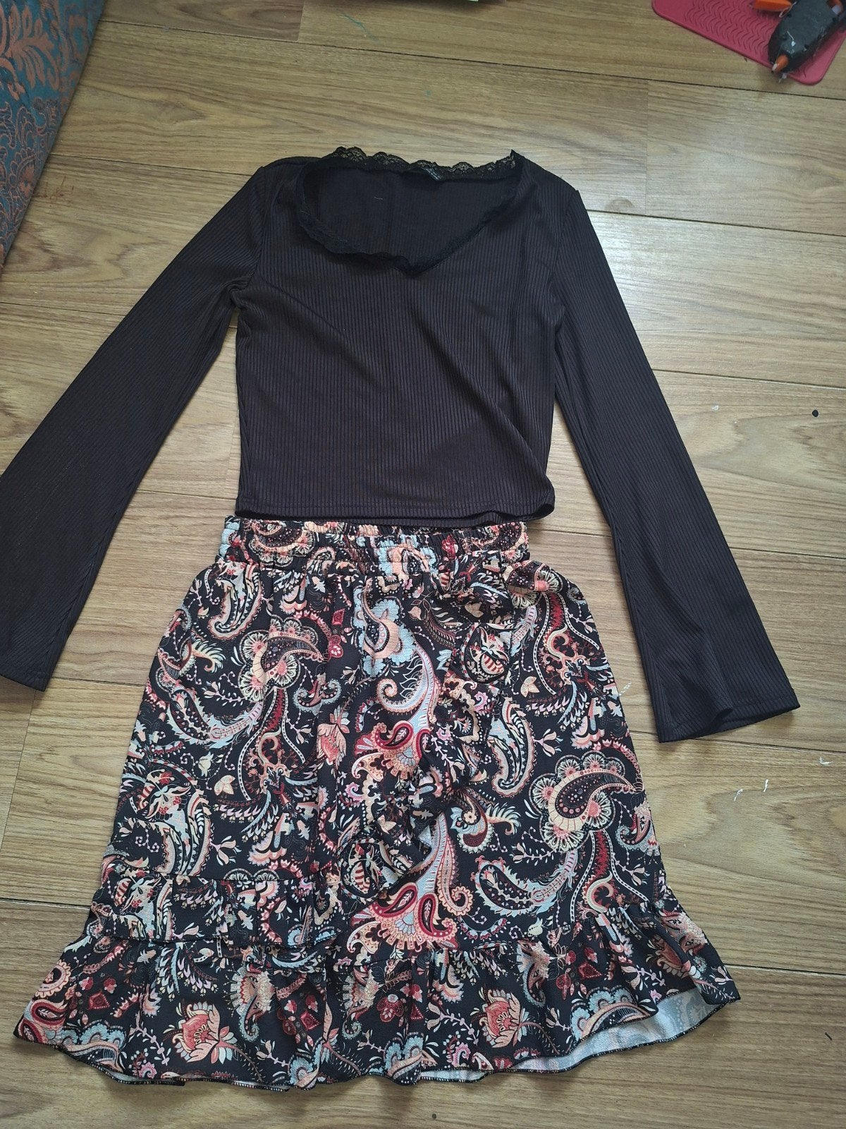 Lichtblauwe geribbelde top met lange mouwen, Blauw, Ophalen of Verzenden, Lange mouw, Maat 36 (S)