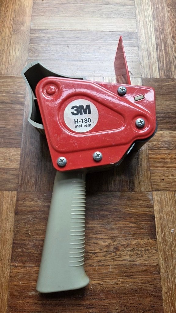 3M plakbandautomaat tapedispenser met rem, Ophalen, Zo goed als nieuw