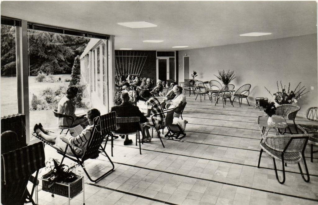 Overbosch - Hilversum - Rust- en recreatiehal - ongelopen, Ophalen of Verzenden, 1960 tot 1980, Ongelopen, Noord-Holland