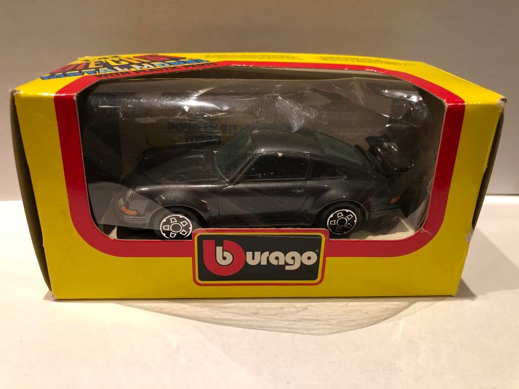 Porsche 911 Turbo 1:43 Burago nr 4147, Ophalen of Verzenden, Zo goed als nieuw, Auto, Overige merken