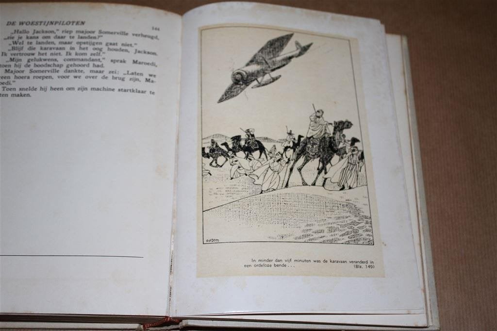 De woestijnpiloten. Walter Tomson. Kluitman 1e dr. 1938., Boeken, Ophalen of Verzenden, Gelezen