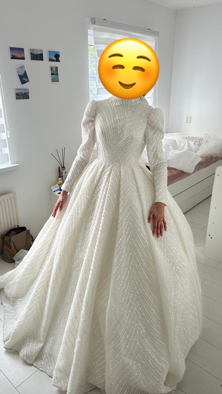 Viento Bridal Trouwjurk, Kleding | Dames, Ophalen, Zo goed als nieuw, Wit, Trouwjurk
