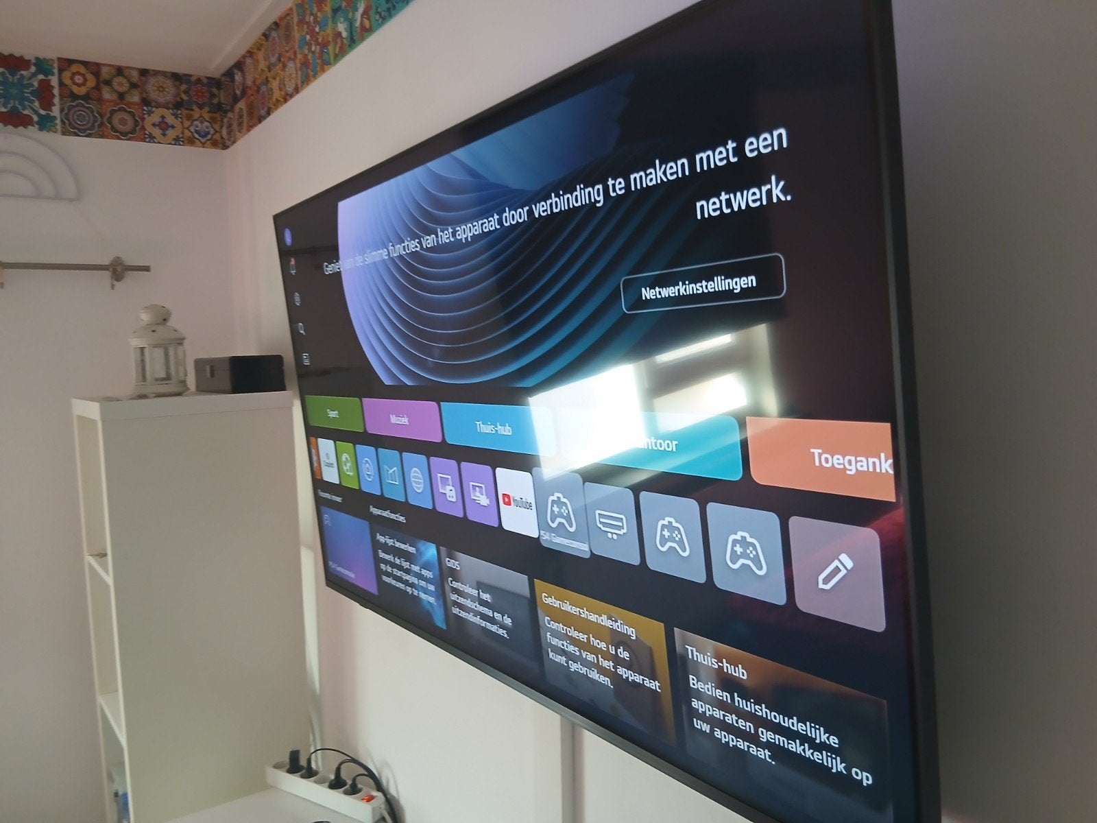 LG 55 inch UHDTV, Ophalen, Zo goed als nieuw, Overige merken