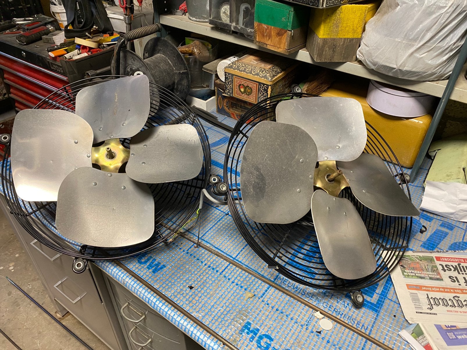 Ventilator voor koelblok, Witgoed en Apparatuur, Ventilatoren, Ophalen, Zo goed als nieuw, Radiatorventilator