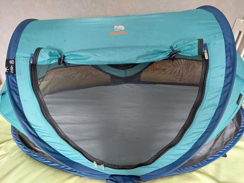 Deryan de luxe pop-up peutertent met UV50+ bescherming, Ophalen