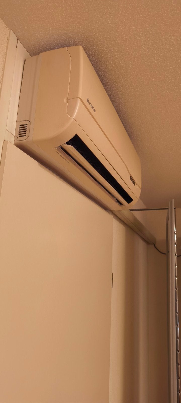Chigo Airco 3,5 kW met afstandsbediening (gebruikt), Ophalen, Wandairco, Afstandsbediening, 3 snelheden of meer