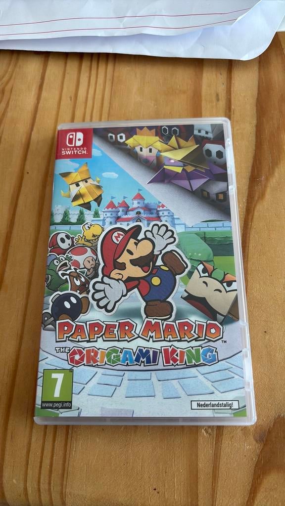 Paper mario - the origami king - nintendo switch, Spelcomputers en Games, Overige genres, 1 speler, Ophalen of Verzenden, Zo goed als nieuw