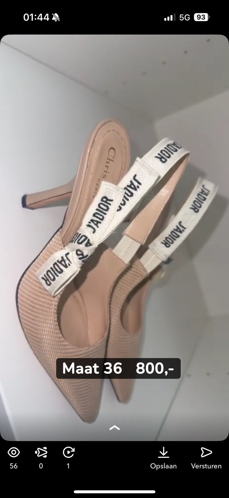 Dior hakken, Ophalen of Verzenden, Zo goed als nieuw, Zwart