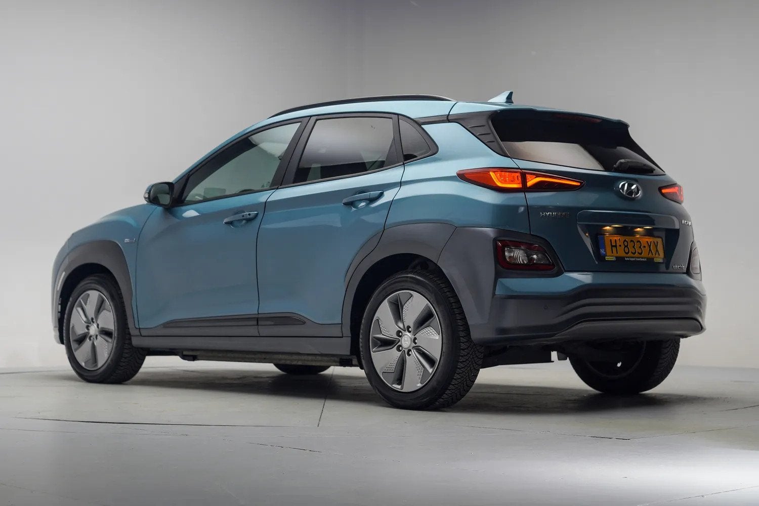 Hyundai KONA EV Premium 64 kWh [ Apple carplay Leer Cruise c, 0 cilinders, Gebruikt, Adaptive Cruise Control, Blauw
