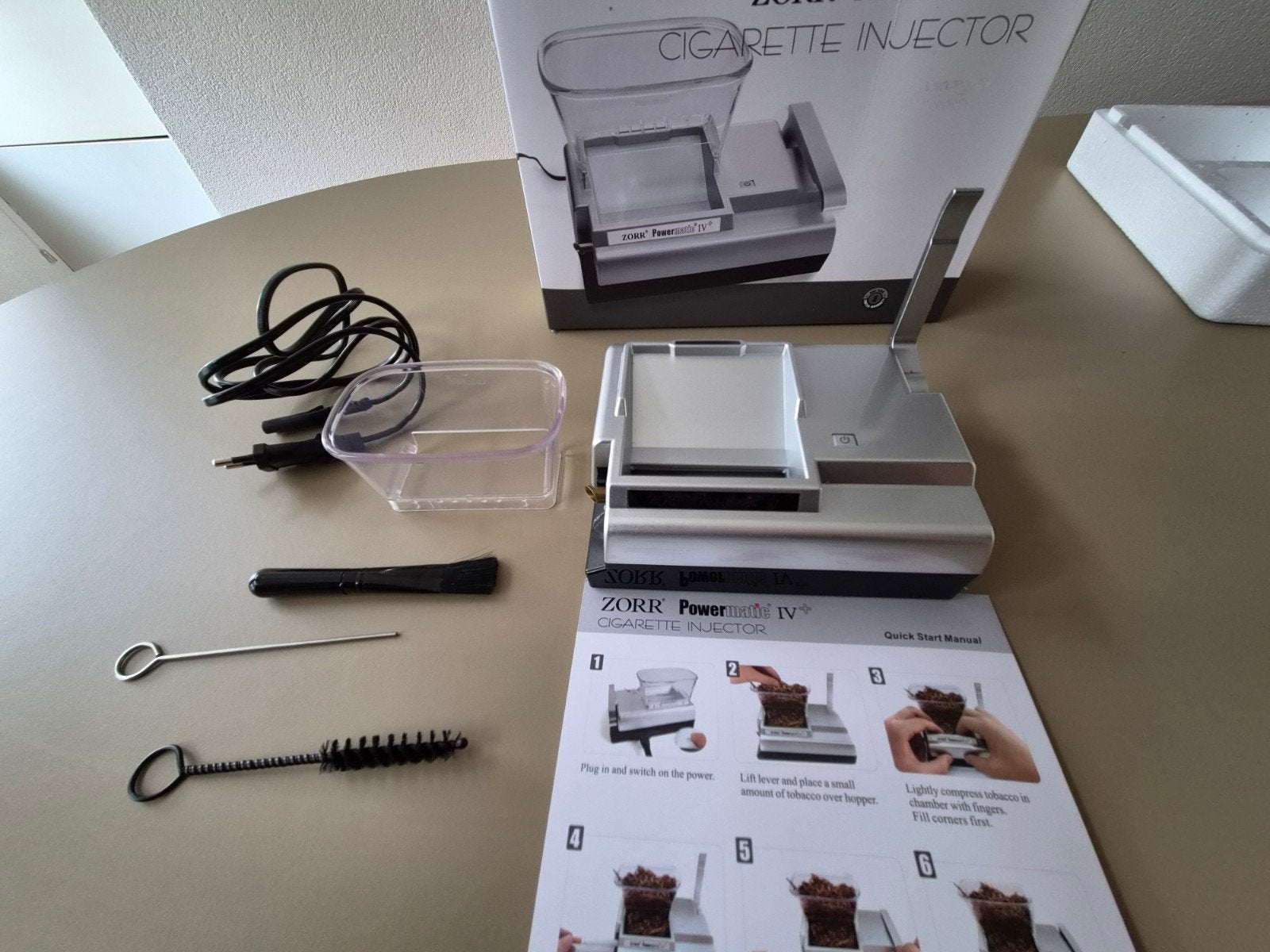Zgan Zorr Powermatic 4 plus sigaretten machine elektrische s, Verzamelen, Ophalen of Verzenden, Zo goed als nieuw