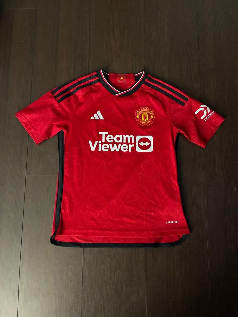 Manchester United Voetbalshirt Maat 152, Adidas, Sport- of Zwemkleding, Ophalen of Verzenden, Zo goed als nieuw