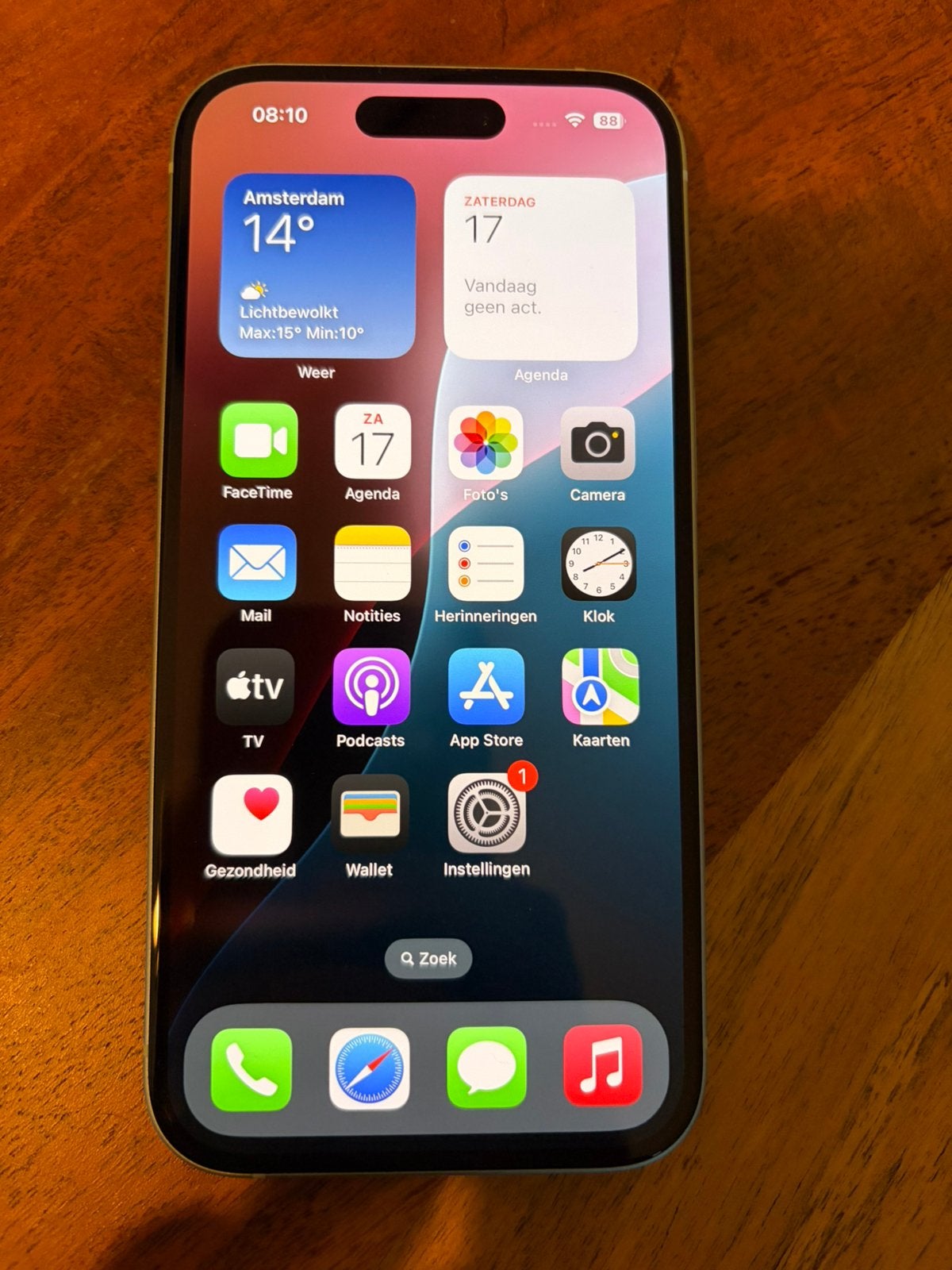 Iphone 15 256gb groen, Telecommunicatie, Gebruikt, IPhone 15, Zonder simlock, Zonder abonnement