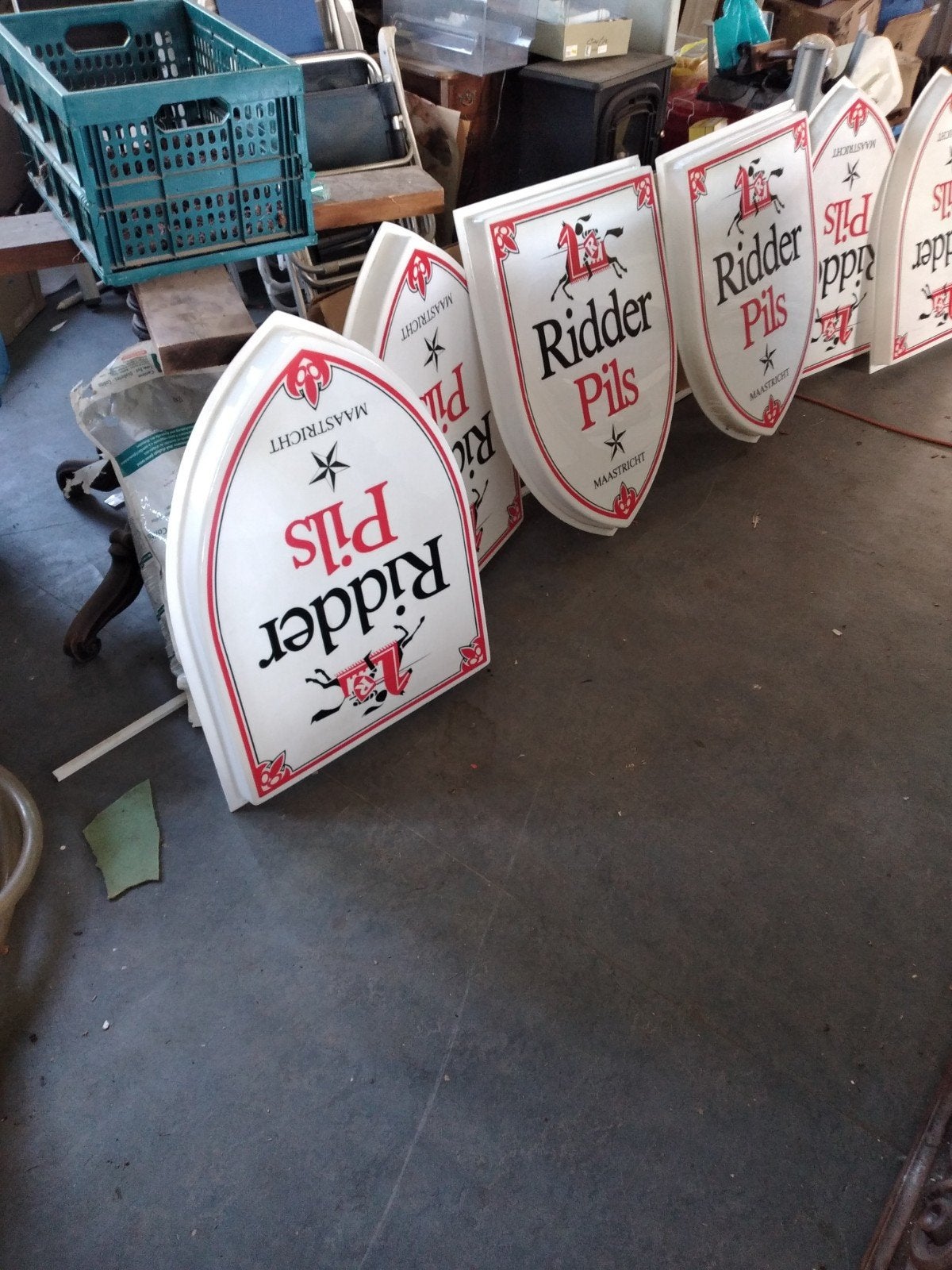 Ridder Pils Lichtbakken - Set van 4, Ophalen of Verzenden