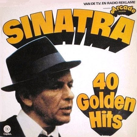 lp,Frank Sinatra – 40 Golden Hits, 1960 tot 1980, Gebruikt, Ophalen of Verzenden, 12 inch